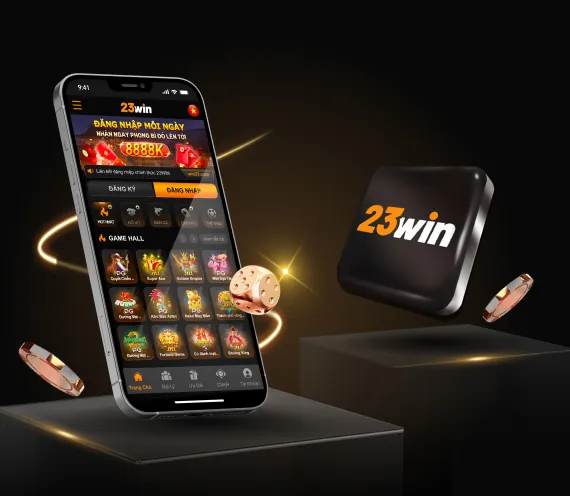 Người chơi trải nghiệm slot game trên ứng dụng di động MV888