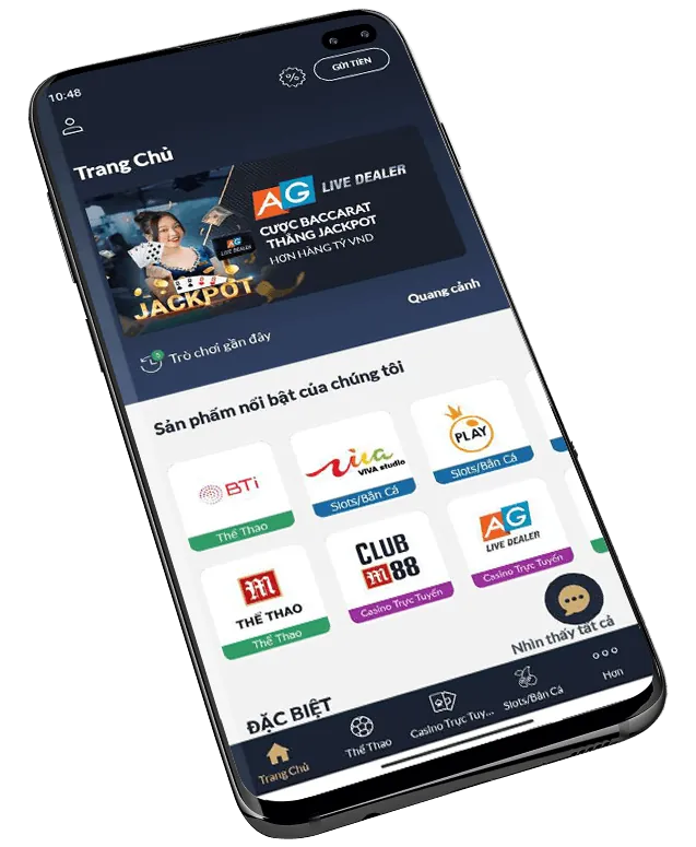 Giao diện người dùng hiện đại mv888